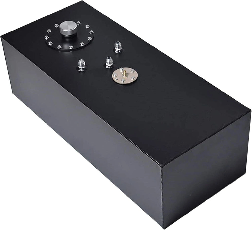 15 Gallon Polished Aluminum Fuel Cell Gas Tank with Level Sender for