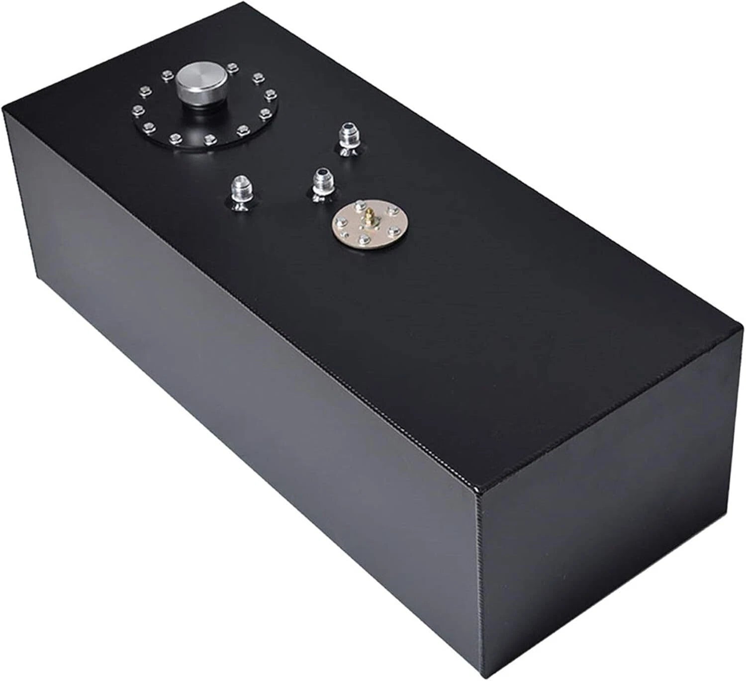 15 Gallon Polished Aluminum Fuel Cell Gas Tank with Level Sender for
