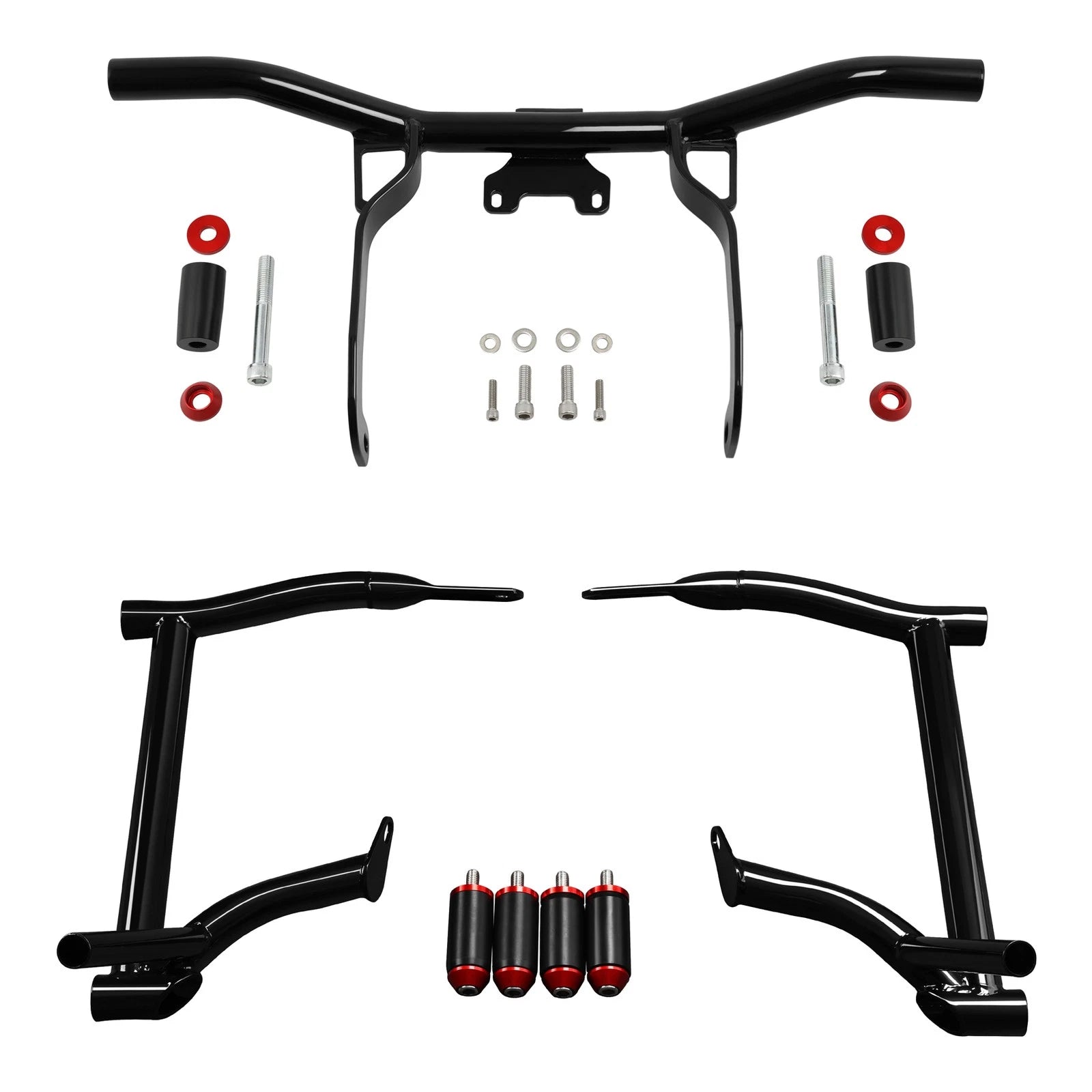 Engine Guard Bar & Saddlebag Support Guards for Harley Touring (2014–2023)