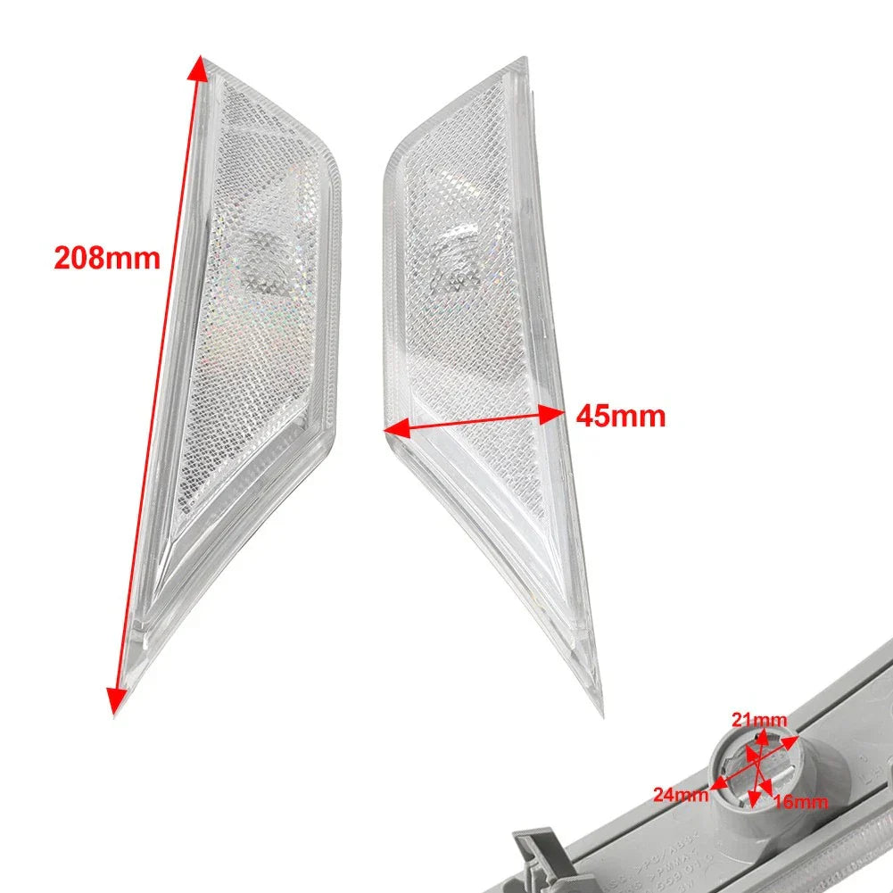 Clear Side Marker Lamps with Bulbs for Honda Civic (2016-2021)