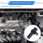 Crankshaft Position Sensor for Mitsubishi Pajero 2.4DI-D 4x4 (2015) No.MQ300215