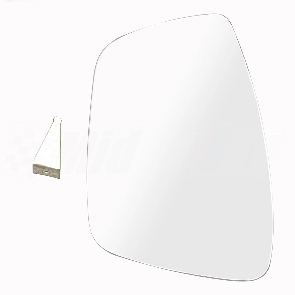 Heated Left Side Mirror Glass with Backing Plate for VW Beetle (2012-2019)
