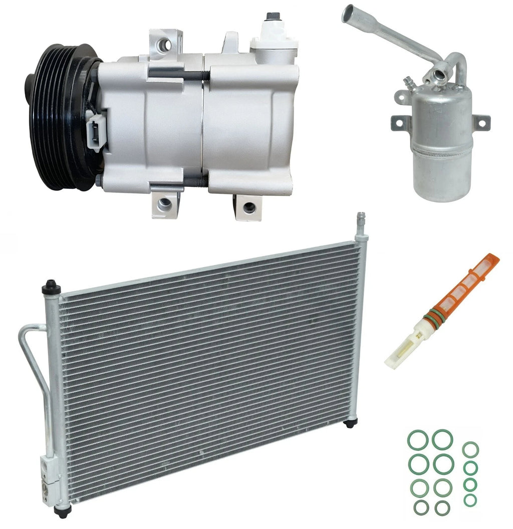 AC Compressor Kit with Condenser for Ford Focus 2.3L (2005-2007)