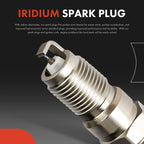 8x Ignition Coils, Iridium Spark Plugs & Wires for Chevrolet (2007–2014)