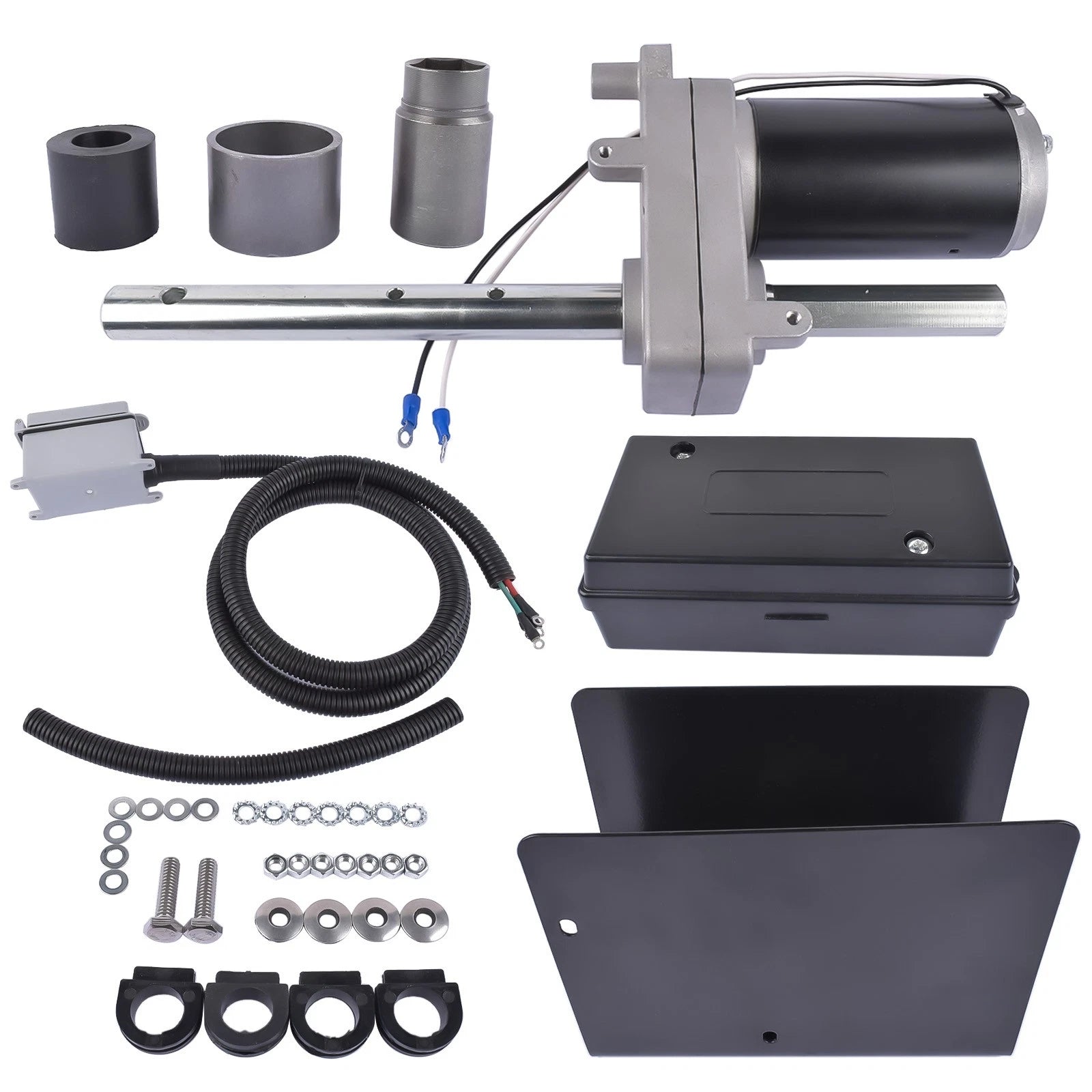 Electric Trailer Jack Kit 12000lbs for Single Speed Jack
