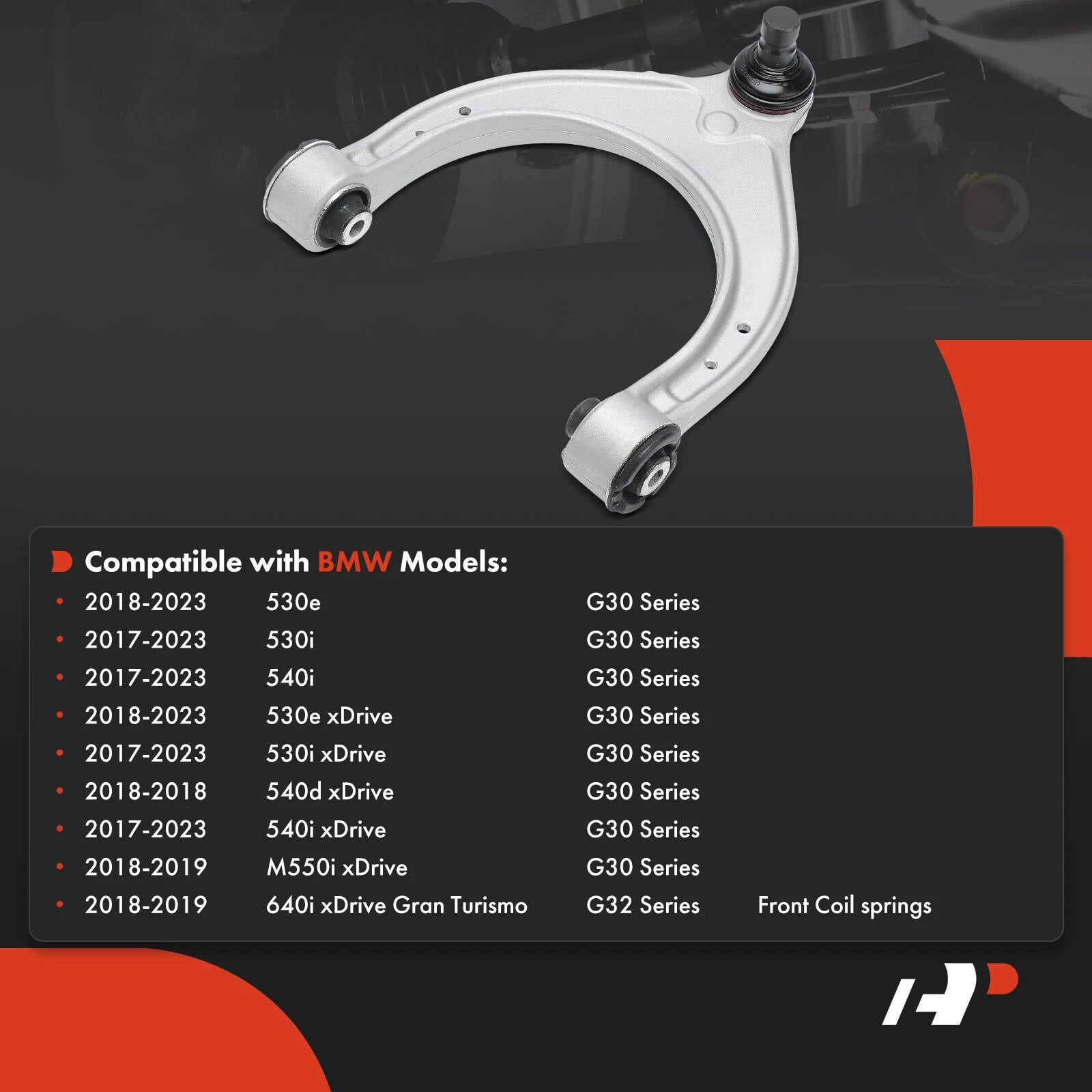 Front Upper Control Arm with Ball Joint for BMW G30 530e/530i xDrive (2017–2020)