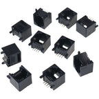 10PCS RJ45 8P8C Female PCB Socket for Ethernet Network Wiring