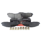 Set of 4 Akebono Severe Duty Front Disc Brake Pads for Ford F-250 F-350 (2005–2023)