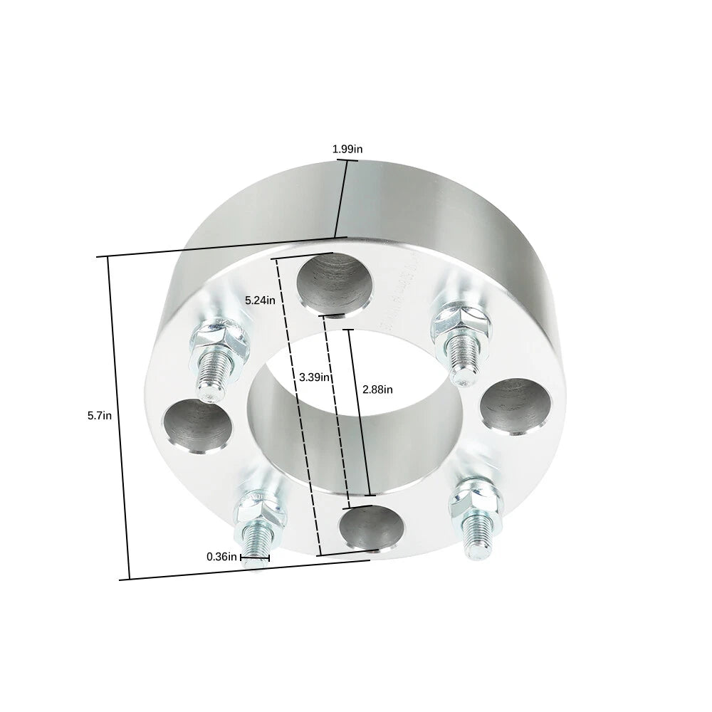 Set of 4 Wheel Spacers for Suzuki (2" 74mm)