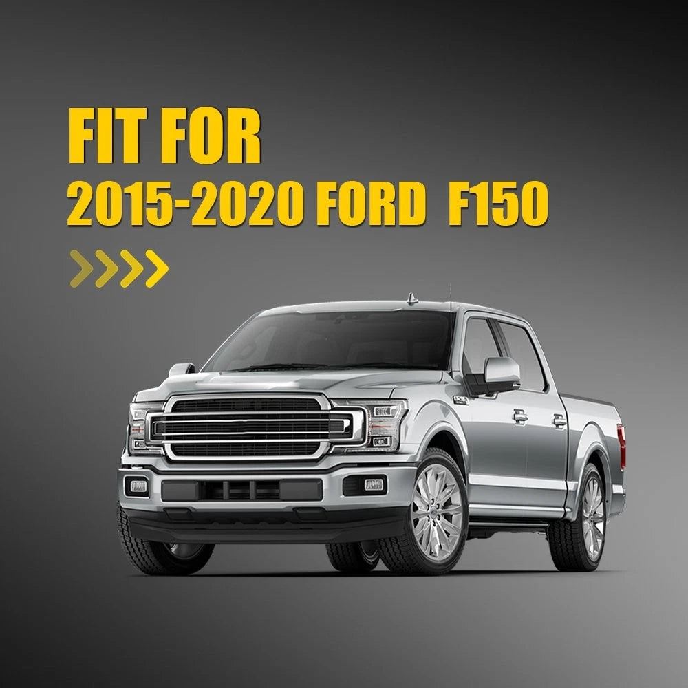 2X Heated Mirror Glass Set for Ford F150 (2015–2020) w/ Blind Spot