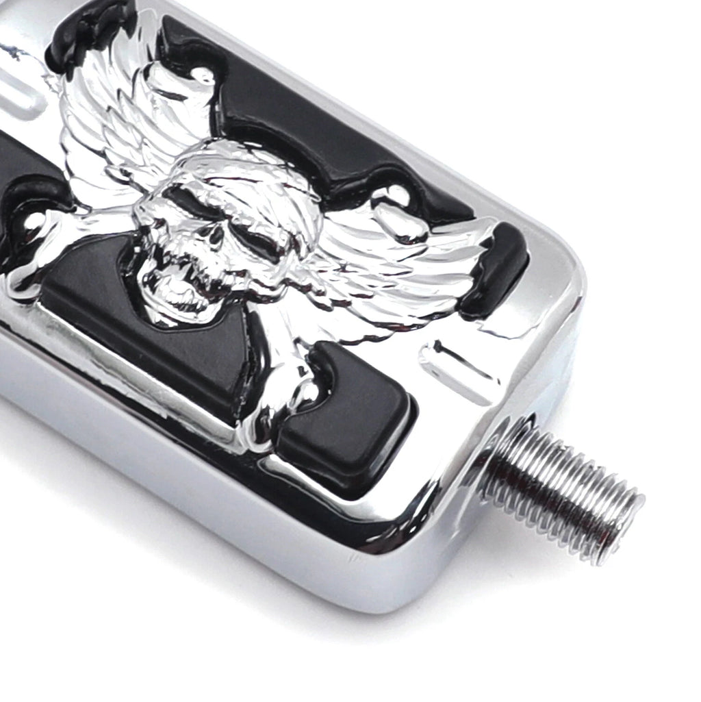 Wing Skull Shifter Peg for Harley Electra, Wide, Super Glide, Softail