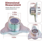 Rear Brake Disc Rotor Hub for Polaris Trail Boss 330 (2005–2013)