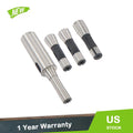 Set of 4 R8 Shank Sleeves for Industrial Machines (1MT–4MT)