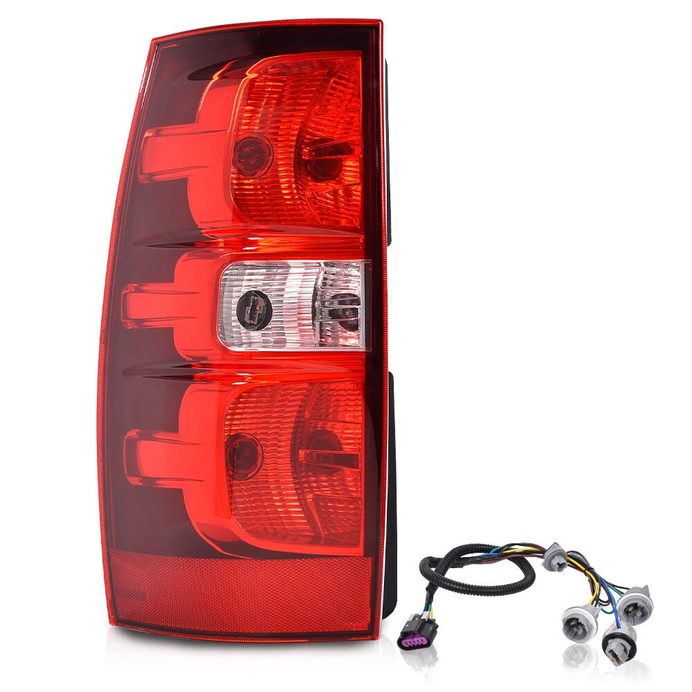 Tail Light Lamp for Chevrolet Tahoe Suburban 1500 (2007–2014) Left Side w/Bulb