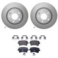 Hella Rear Rotors & Low-Met Disc Brake Pad Kit for Audi A4 A5 Q5 (2009–2020)