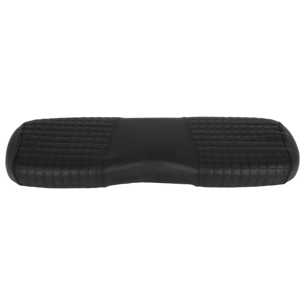 Universal Vinyl Golf Cart Seat and Back Cushion Covers Black
