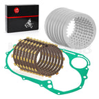Clutch Plate Kit with Crankcase Cover Gasket for Yamaha V-Star 1100 (1999–2009)