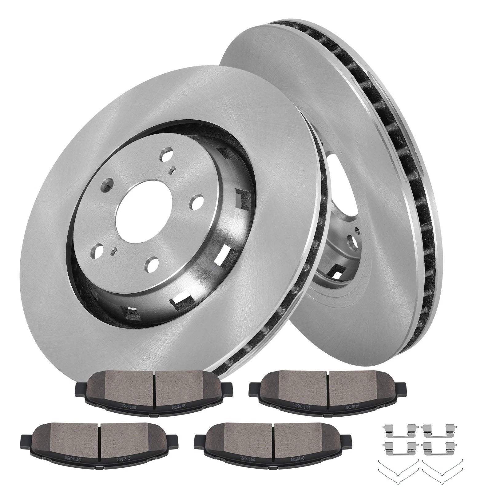 Front Brake Rotors & Ceramic Pads for Toyota Venza (2009–2016)