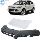 Front Bumper Lower Valance for Ford Escape (2013–2016) Black Painted