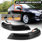 2X Dynamic LED Side Mirror Turn Signal Light for Ford Focus (2005–2018)