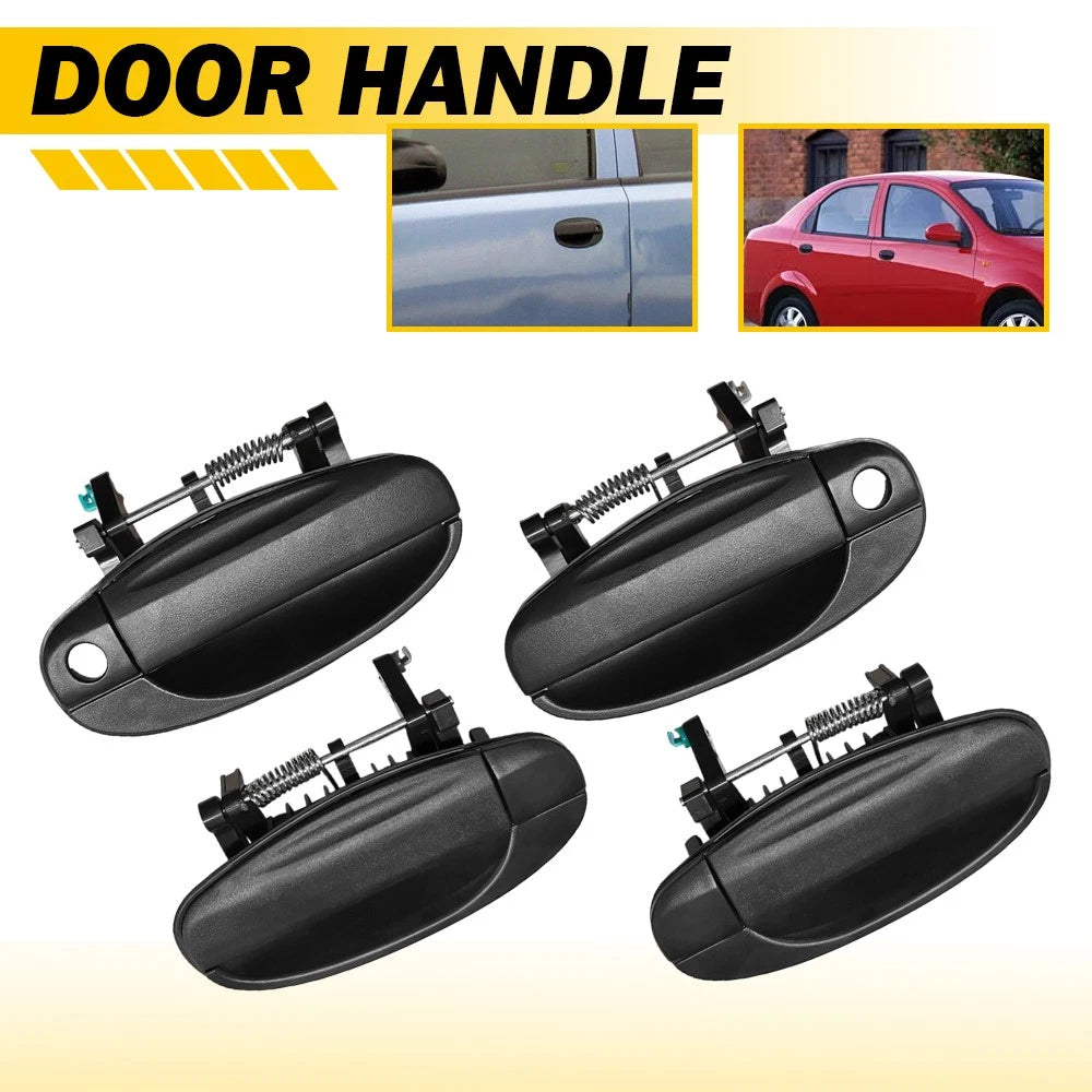 Exterior Door Handle for Chevrolet Aveo (2004–2011) Black