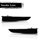 White LED Front Side Marker Lights Smoked Lens for Ford Fusion (2010–2012)
