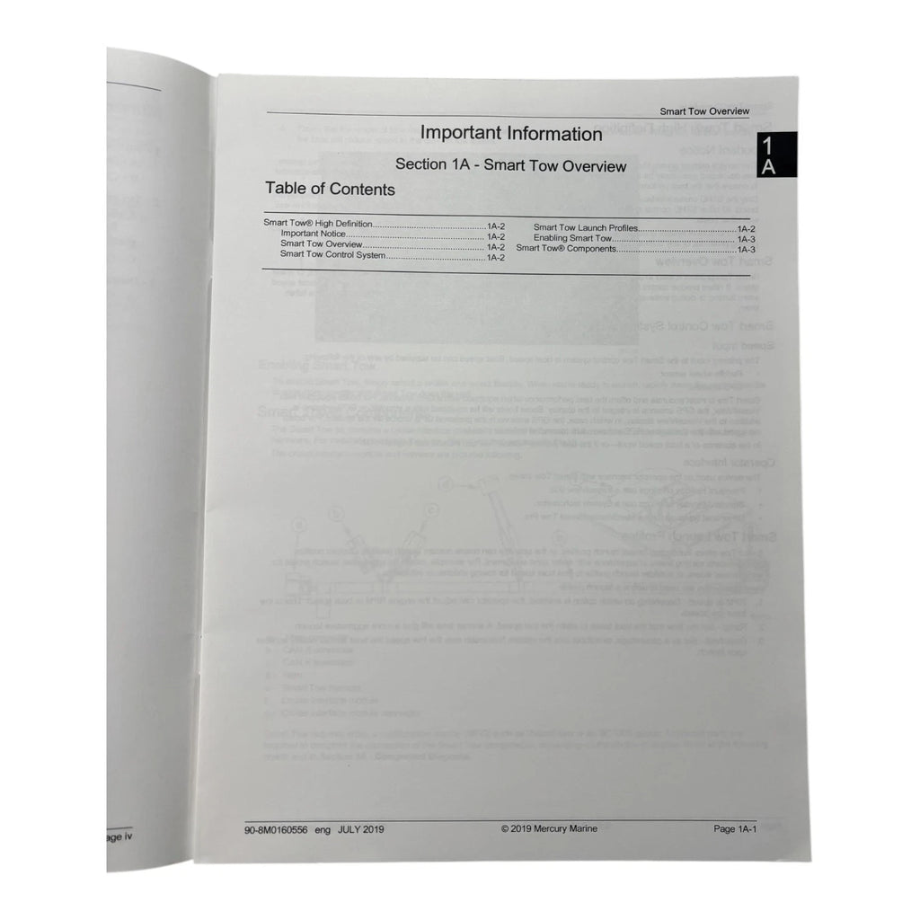 Smart Tow HD Diagnostic Manual for Mercury (2019) - 90-8M0160556