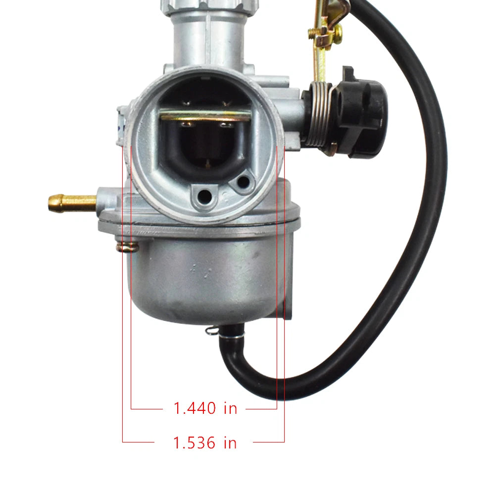 Carburetor with Air Filter for Kawasaki KLX140 KLX140L (2008–2021)