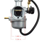 Carburetor with Air Filter for Kawasaki KLX140 KLX140L (2008–2021)