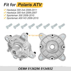 2X Front Wheel Hub & Studs for Polaris Sportsman 300 400 4x4 (2008–2010) 5136296