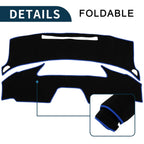 Dashboard Cover Mat for Toyota Prius ZVW55 (2016–2023) Black Blue