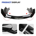 Front Bumper Spoiler Kit for Honda Civic (2016–2021)