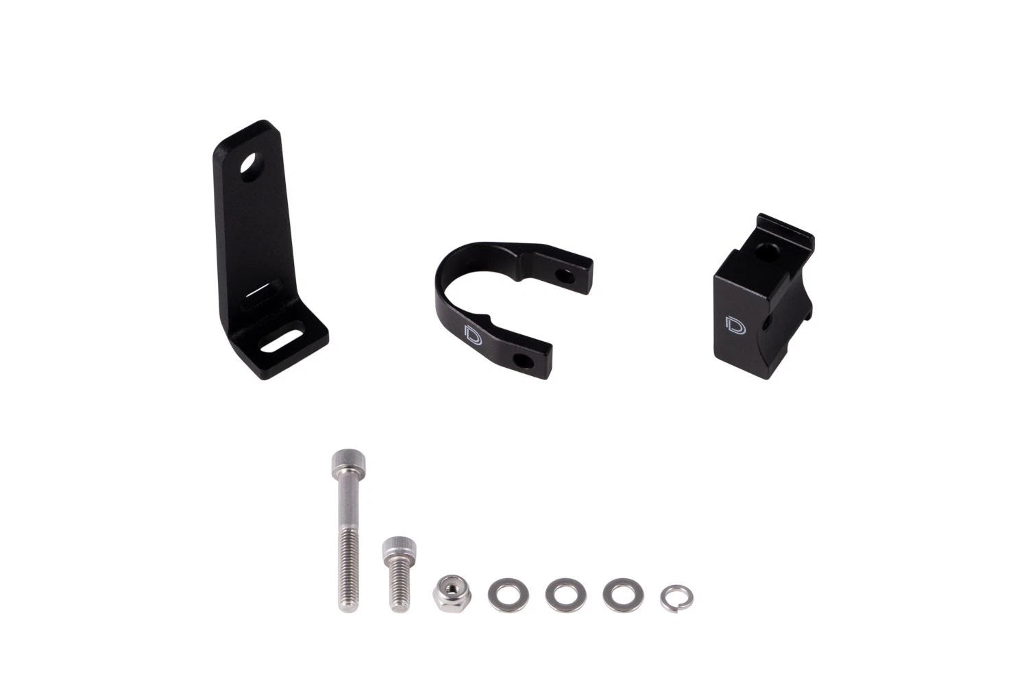 Roll Bar Mount Kit Black Stage Series Universal 1 Inch for Diode Dynamics