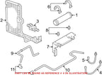 Automatic Engine Oil Cooler Tube Hose for Ram 2500 3500 (1998–2002)