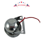 12V Electric Air Raid Horn for Car Truck Motorcycle (Chrome)