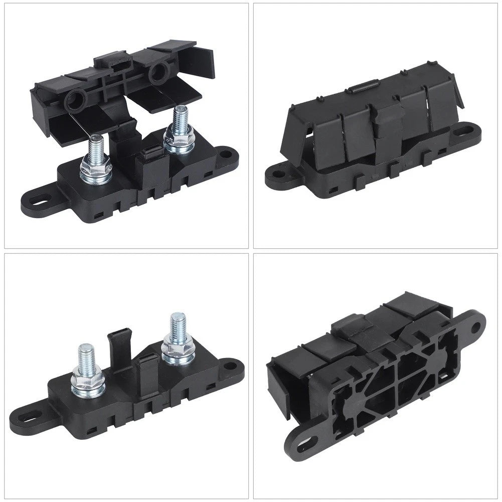 Fuse Holder with Cover for ForMEGA 500A Fuse M8 Stud (Trucks, Buses, Marine)