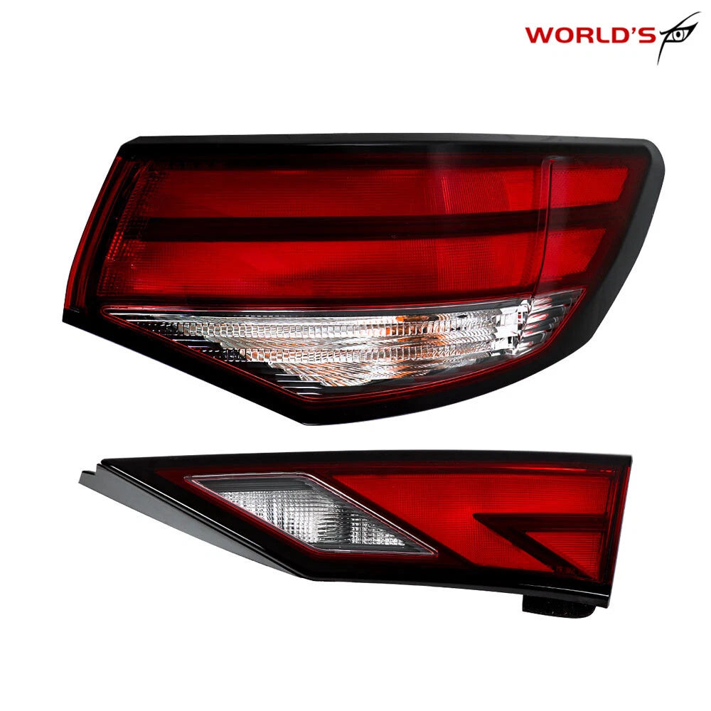 Set of 2 Red Tail Lights for Nissan Sentra (2021–2023)
