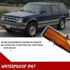 Amber Front Bumper Parking Signal Lights for Chevy S-10 / GMC S-15 (1983–1993)