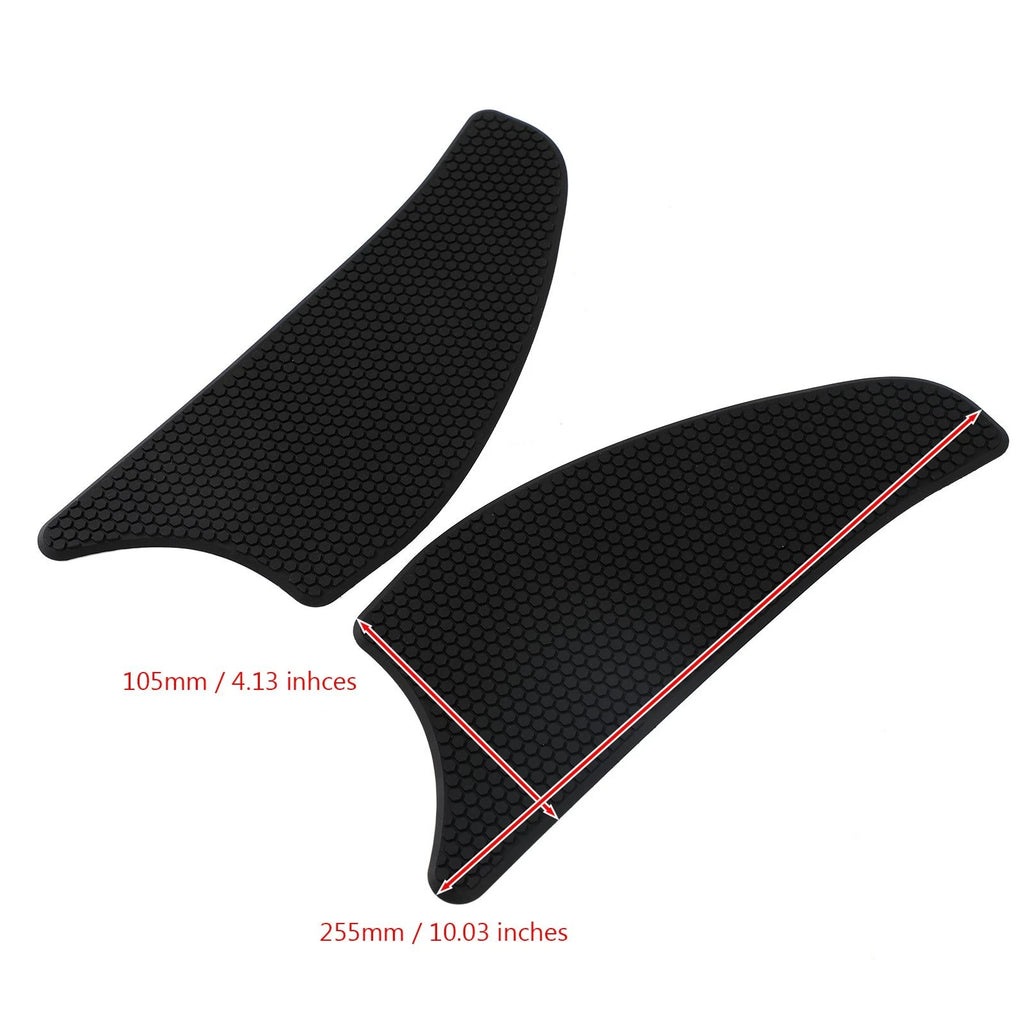 2X Tank Pad Traction Grip Protector for Kawasaki Versys 1000 (2015–2019)