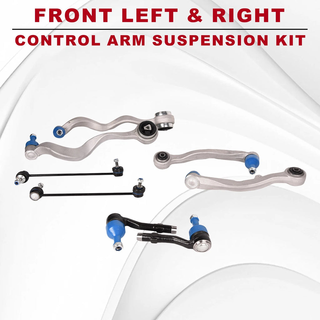 Set of 8 Control Arms for BMW 525i 528i 535i 550i M5 (2001–2010)