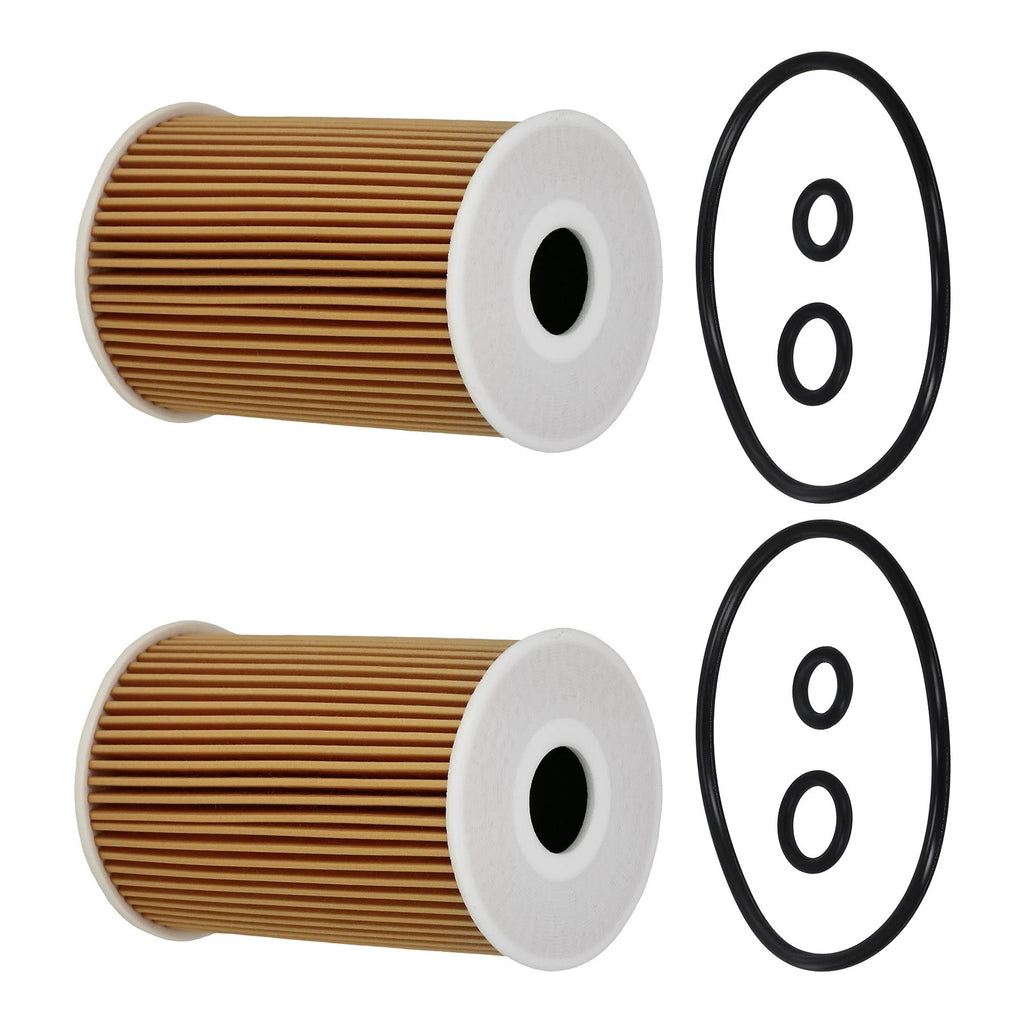 2pcs Engine Oil Filters for Volkswagen Passat 2.0L TDI 2012-2014 HU7008z