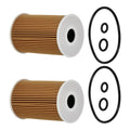 2pcs Engine Oil Filters for Volkswagen Passat 2.0L TDI 2012-2014 HU7008z