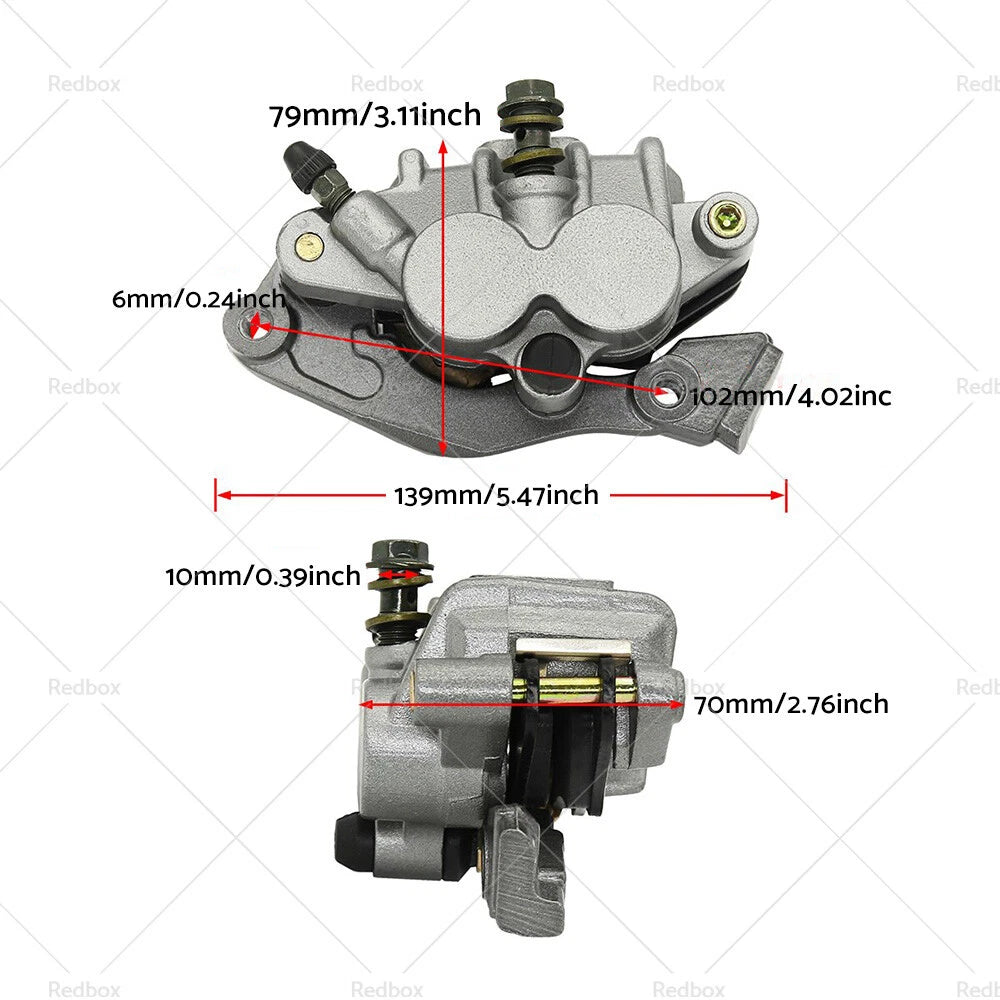 Front Brake Caliper for Honda CR250R CR500R XR250R XR400R XR600R XR650L (1986–2007)
