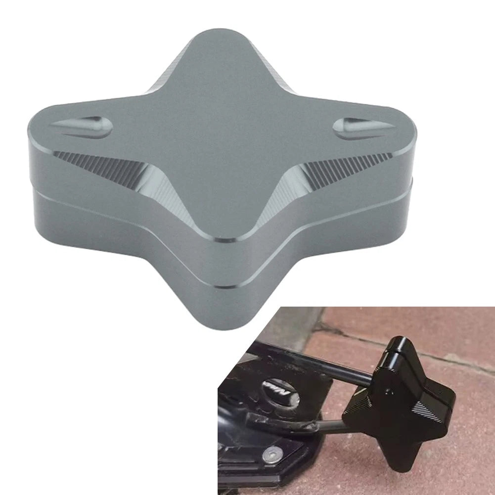 Titanium Foot Side Kickstand Auxiliary Plate for Yamaha NMAX155 NMAX125 (2018–2025)