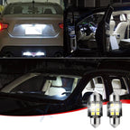 White Festoon LED Interior Dome Trunk License Light Bulb for DE3175 (DE)