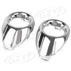 Front Fog Light Cover Bezels Trim Silver for Ford Focus (2012-2013)