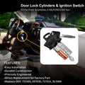 Door & Ignition Switch Lock Cylinder w/ Keys for Ford E-150 E-250 (1997–2018)