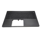 Palmrest Backlit Keyboard for Dell Vostro 15 7510 (2021–2021) 0XV1DW Black US