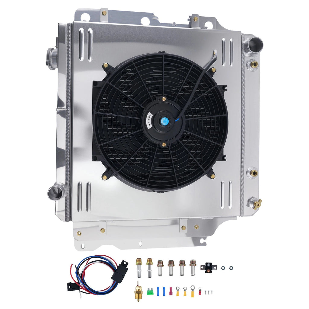 3 Row Radiator Shroud Fan for Jeep Wrangler TJ YJ (1987–2006)