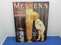 Vintage Metal Sign for Mennen's Borated Talcum Toilet Powder (10)